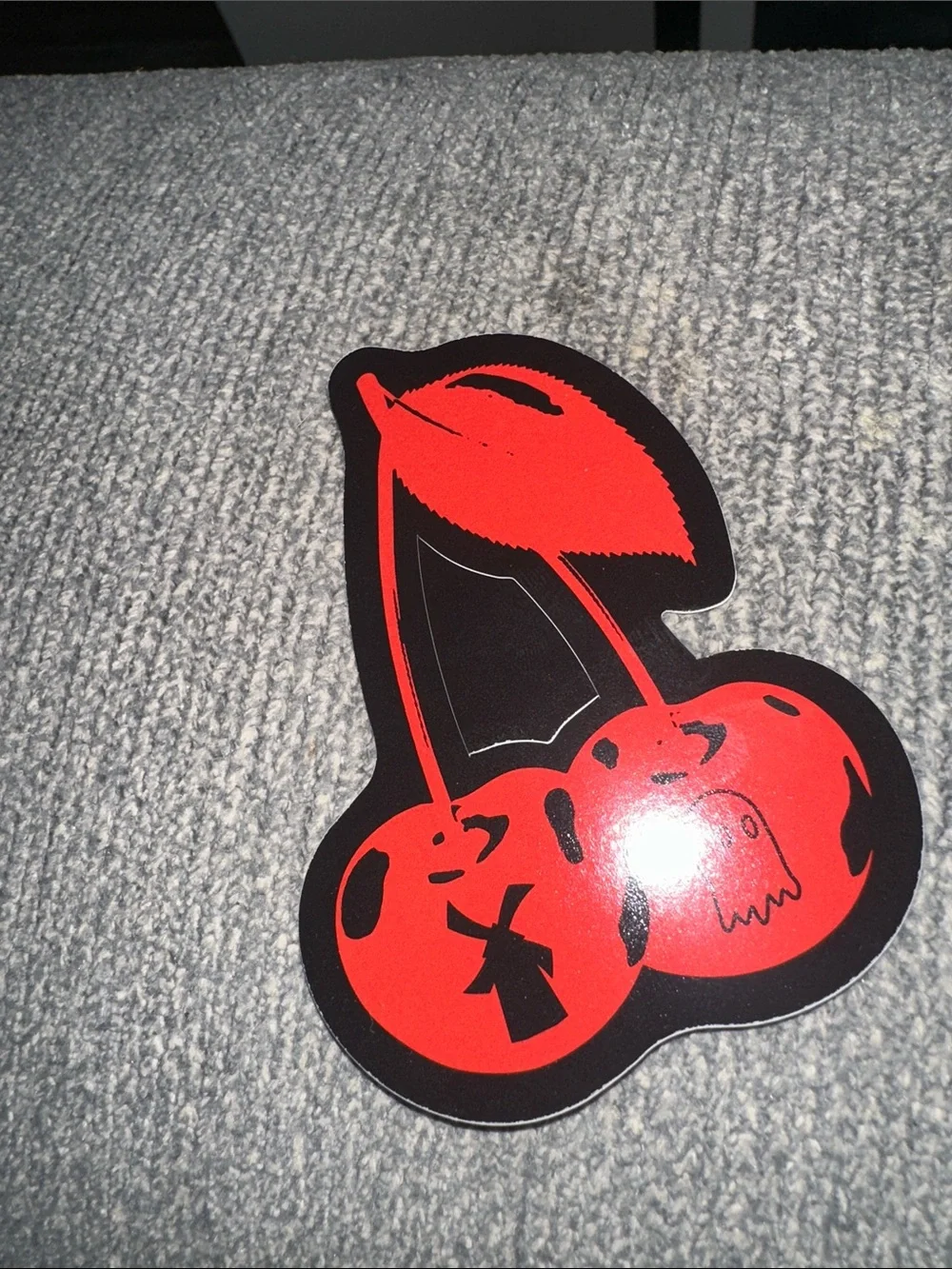 Dutch Bros Red and Black Cherry Sticker